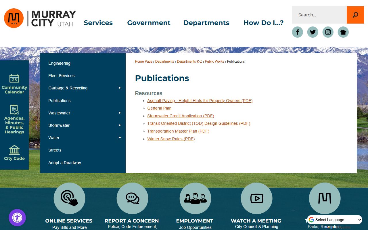 Murray Police Department serving the Murray community