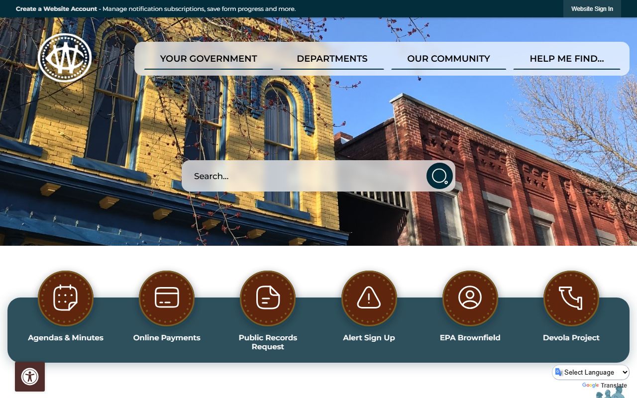 Washington County government website for arrest records and 24 hour booking data